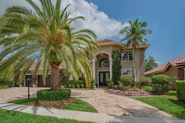 Backyard, Exterior, Facade, Mediterranean