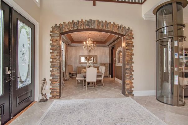 Chandelier, Dining room, Interior