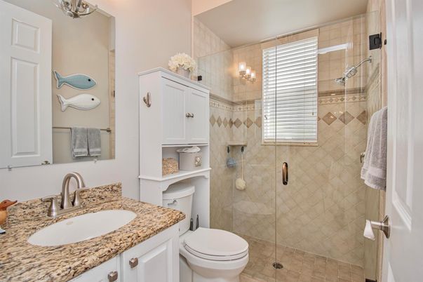 Bathroom, Glass Shower, Interior
