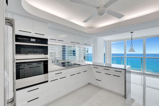 Interior, Kitchen, Pendant Lights, Water