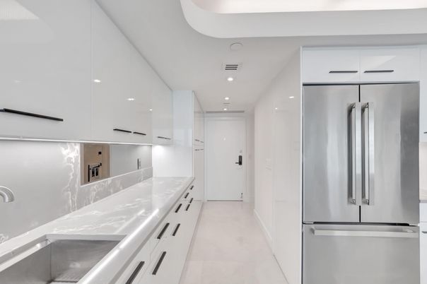 Interior, Kitchen, Recessed Lighting, Stainless Steel Appliances
