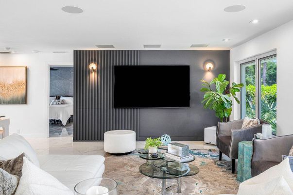 Interior, Living room, Recessed Lighting