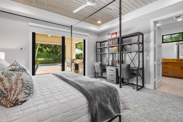 Bedroom, Home Office, Interior, Recessed Lighting