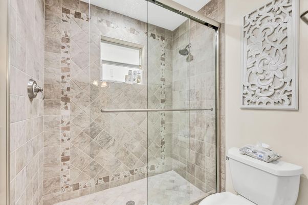 Bathroom, Glass Shower, Interior