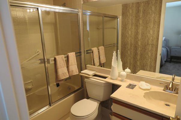 Bathroom, Glass Shower, Interior
