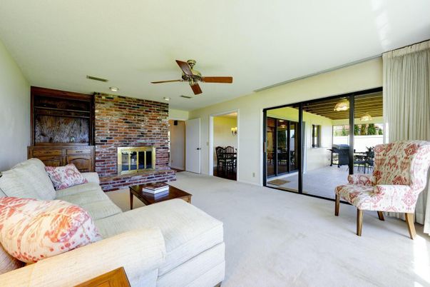 Fireplace, Interior, Living room, Stone Walls