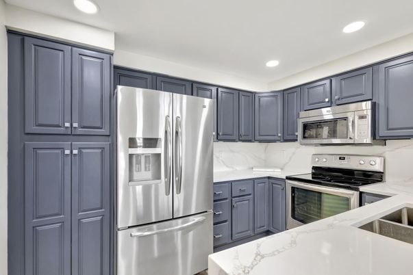 Interior, Kitchen, Recessed Lighting, Stainless Steel Appliances