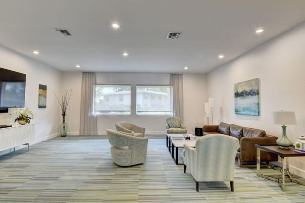 Interior, Living room, Recessed Lighting