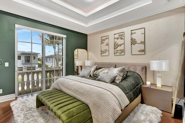 Bedroom, Interior, Wood Texture Flooring