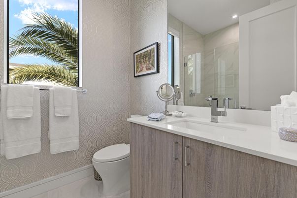 Bathroom, Interior, Recessed Lighting
