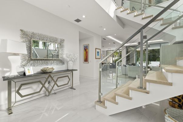 Interior, Marble, Recessed Lighting