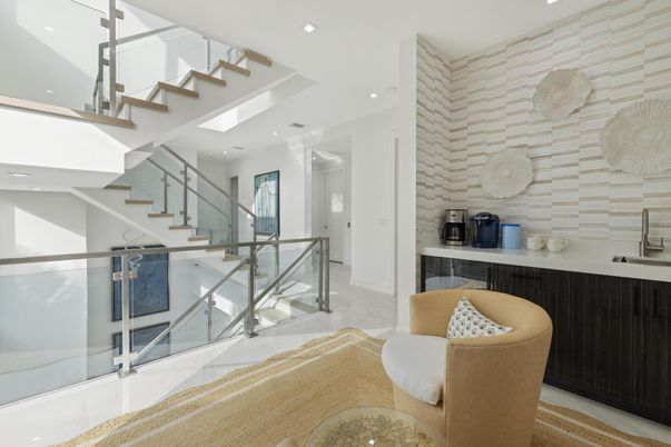 Interior, Recessed Lighting, Stone Walls
