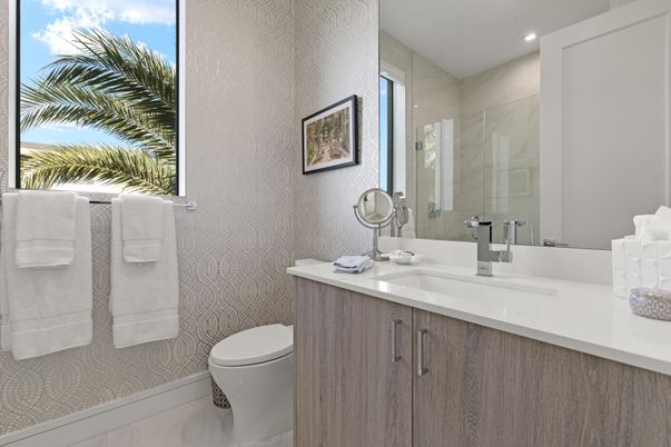 Bathroom, Interior, Recessed Lighting