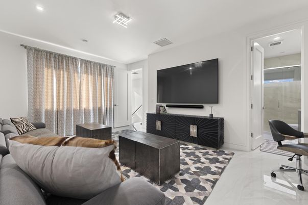 Interior, Living room, Recessed Lighting