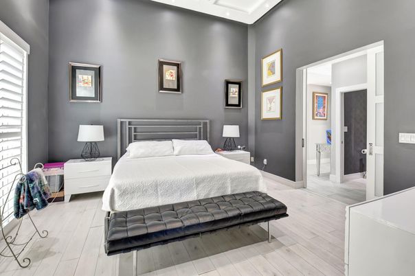 Bedroom, Interior, Wood Texture Flooring