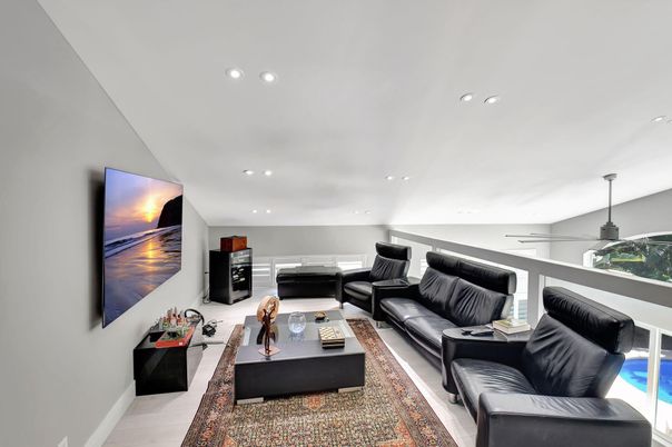 Interior, Living room, Recessed Lighting