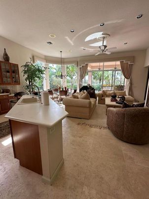 Dining room, Interior, Kitchen, Living room, Pendant Lights, Recessed Lighting