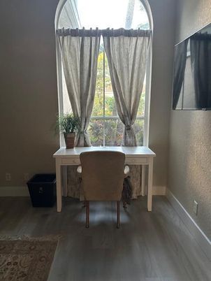 Home Office, Interior, Wood Texture Flooring