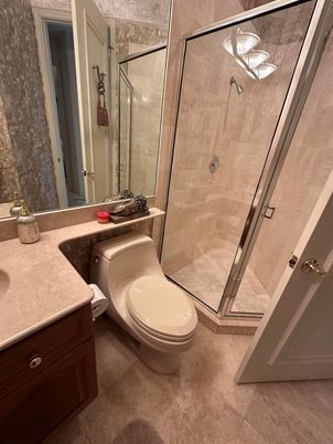 Bathroom, Glass Shower, Interior