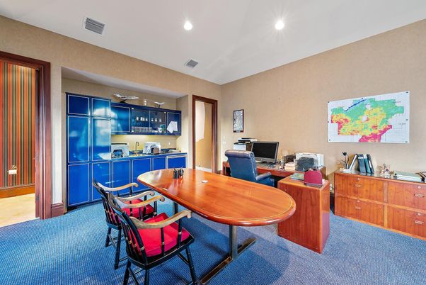 Home Office, Interior, Recessed Lighting