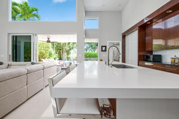 Interior, Kitchen, Living room, Recessed Lighting
