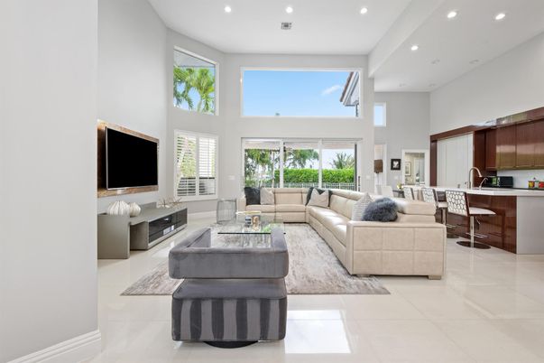 Interior, Living room, Recessed Lighting