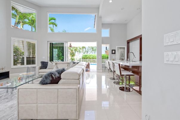 Interior, Living room, Recessed Lighting