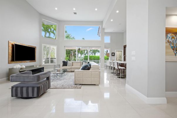 Interior, Living room, Recessed Lighting