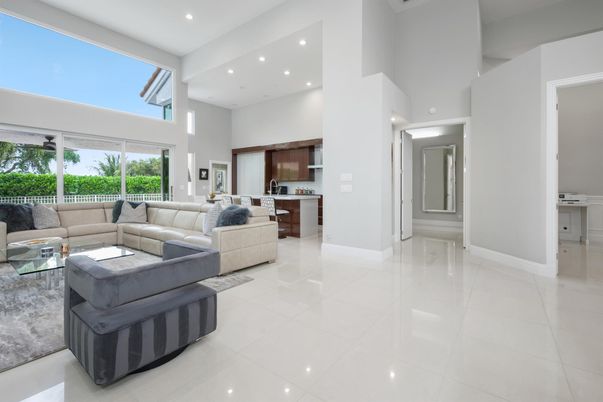 Interior, Kitchen, Living room, Recessed Lighting