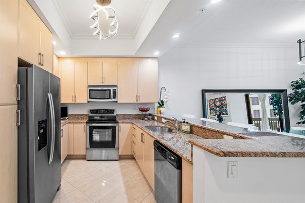 Interior, Kitchen, Recessed Lighting, Stainless Steel Appliances