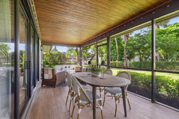 Dining room, Interior, Sun Room, Wooden Ceilings, Wood Texture Flooring
