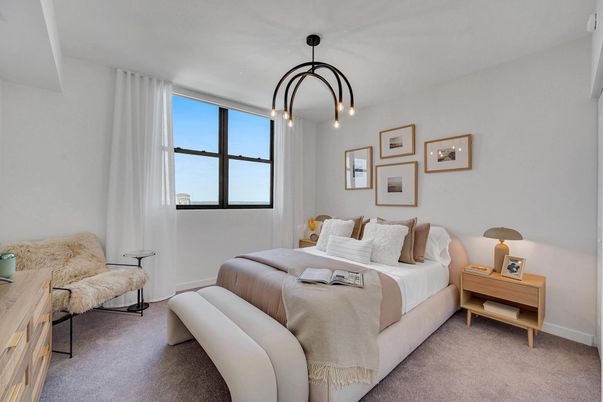 Bedroom, Interior, Pendant Lights