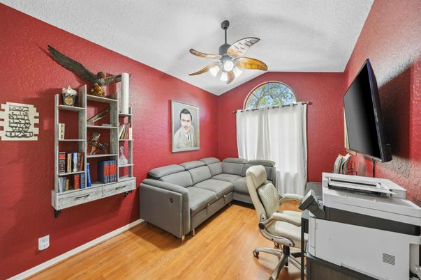 Home Office, Interior, Wood Texture Flooring
