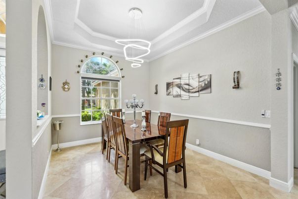 Dining room, Interior, Pendant Lights