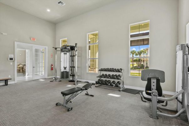 Fitness Equipment, Interior, Recessed Lighting