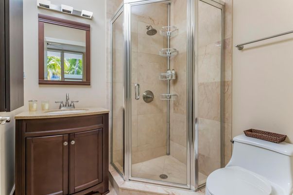 Bathroom, Glass Shower, Interior