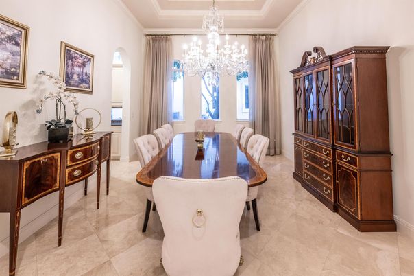 Chandelier, Dining room, Interior