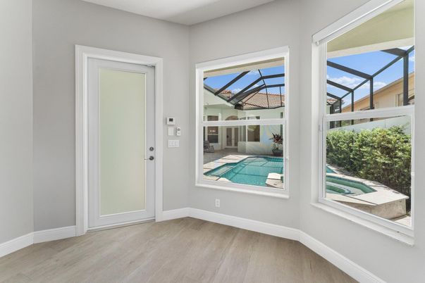 Interior, Sun Room, Wood Texture Flooring