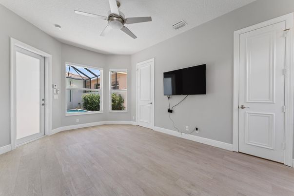 Empty room, Interior, Wood Texture Flooring