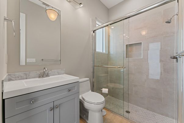 Bathroom, Glass Shower, Interior
