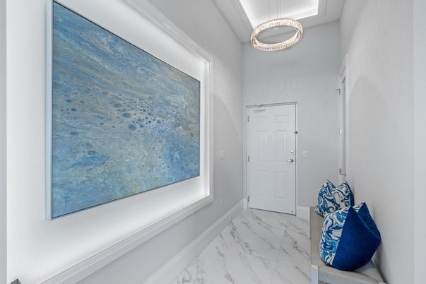 Interior, Marble, Pendant Lights