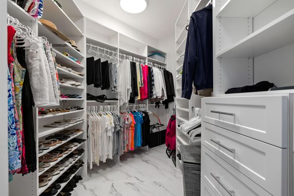 Interior, Marble, Recessed Lighting, Walk-in Closets