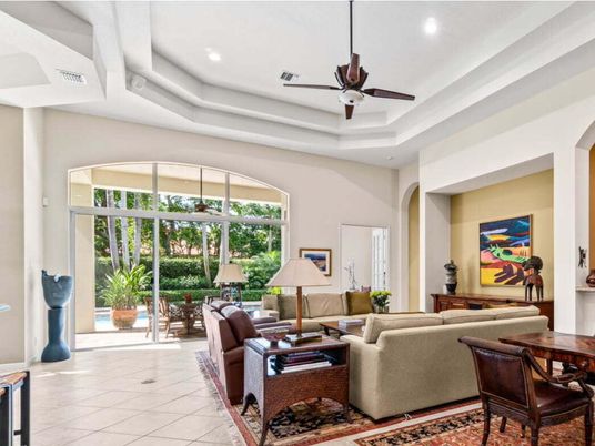 Interior, Living room, Recessed Lighting