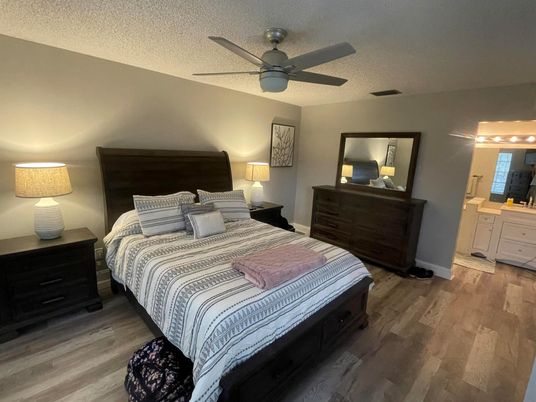 Bedroom, Interior, Wood Texture Flooring