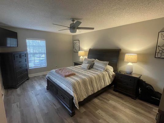 Bedroom, Interior, Wood Texture Flooring