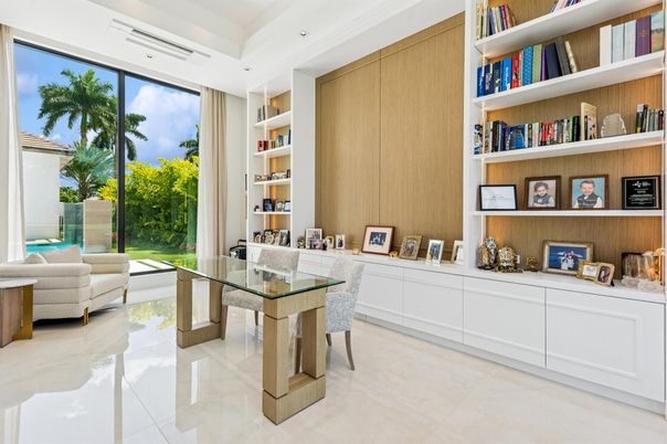 Home Office, Interior, Recessed Lighting