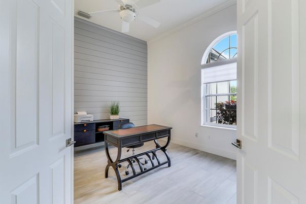 Home Office, Interior, Wood Texture Flooring