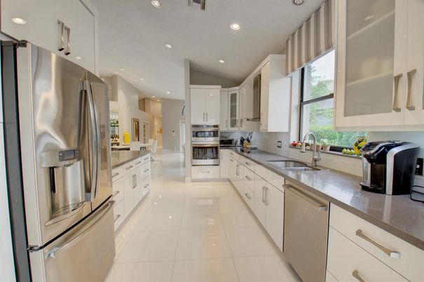 Interior, Kitchen, Recessed Lighting, Stainless Steel Appliances
