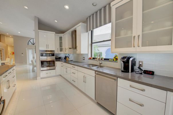 Interior, Kitchen, Recessed Lighting, Stainless Steel Appliances