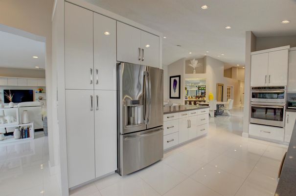 Interior, Kitchen, Recessed Lighting, Stainless Steel Appliances